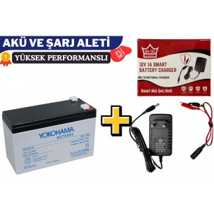 YOKOHAMA 12V 7AH VE 1 AMPER AKÜ ŞARJ CİHAZI YOKOHAMA 12V 7AH VE 1 AMPER AKÜ ŞARJ CİHAZI